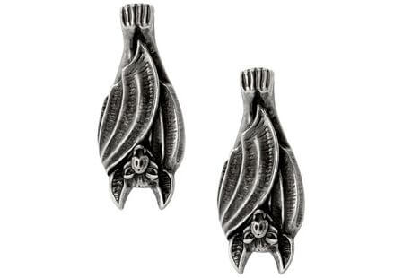 Before Dusk Bat Earrings studs