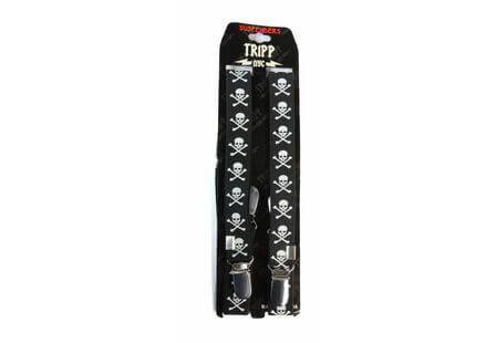 Tripp NYC Skull-N-Bones Suspenders