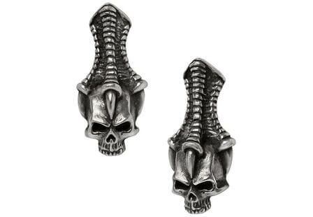 Trophy Earrings Skull Studs